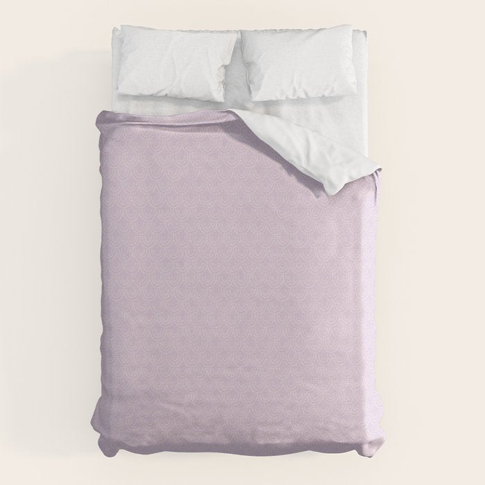 Dotted Scallop - Wisteria Duvet Cover Gallery Image 6