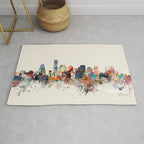 boston skyline Rug Gallery Image 1