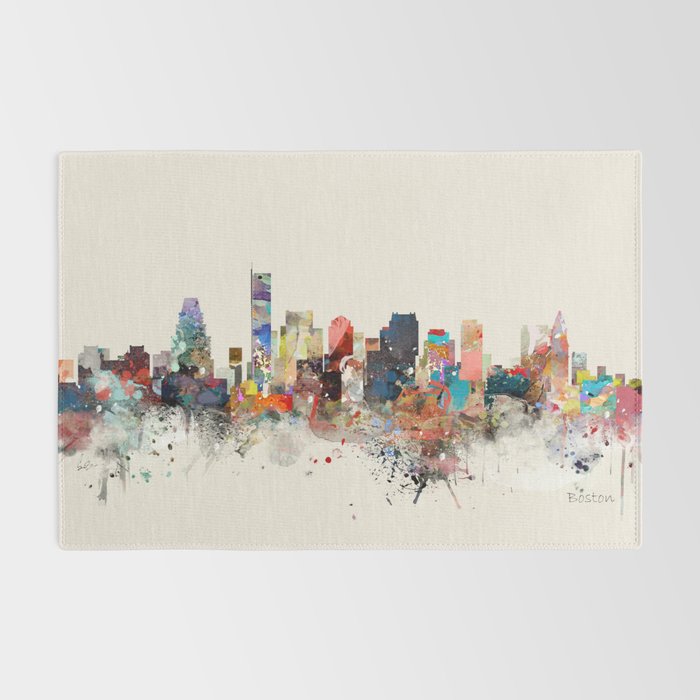 boston skyline Rug Gallery Image 2