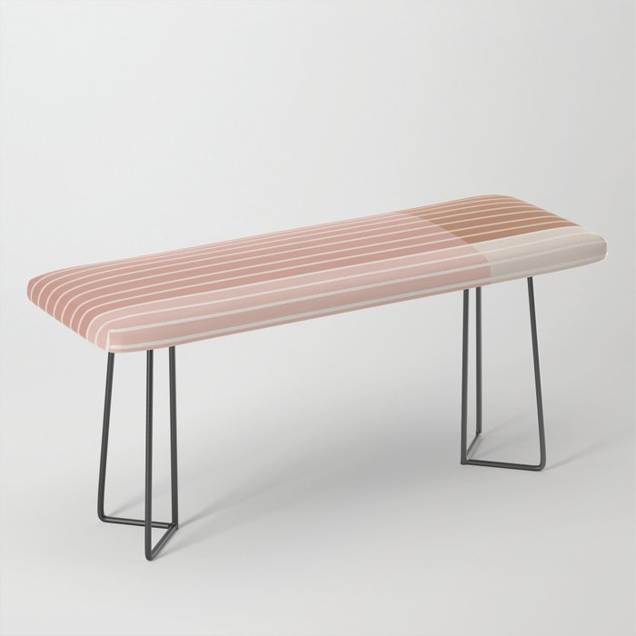 Color Block Line Abstract XVI Bench Gallery Image 1