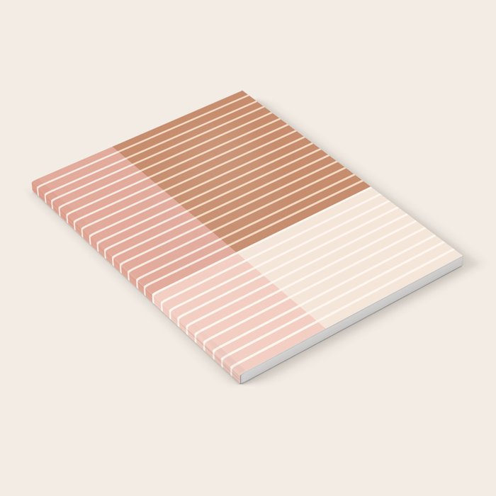 Color Block Line Abstract XVI Notebook Gallery Image 1