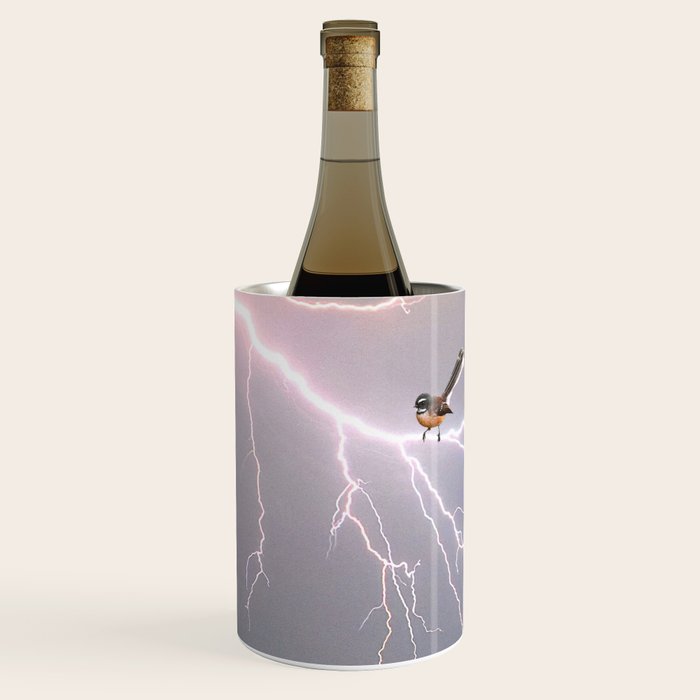 Bird on lightning bolt - Fantail Wine Chiller Gallery Image 1