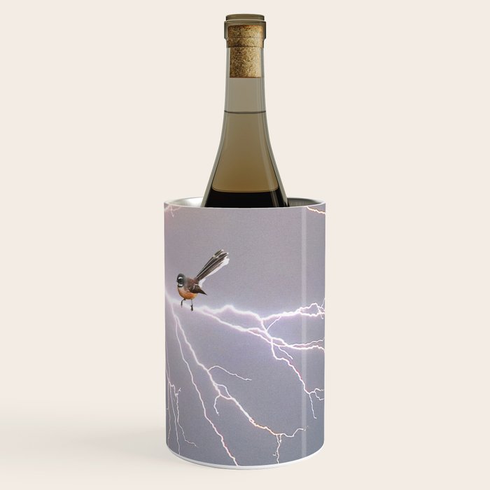 Bird on lightning bolt - Fantail Wine Chiller Gallery Image 3