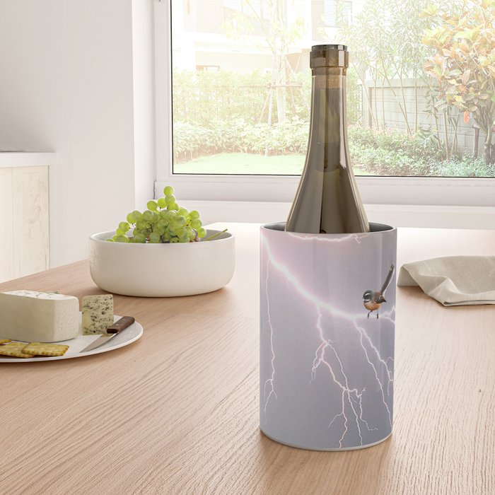 Bird on lightning bolt - Fantail Wine Chiller Gallery Image 4