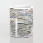 Gray Slate Stone Brick Texture Faux Wall Coffee Mug Gallery Image 4