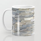 Gray Slate Stone Brick Texture Faux Wall Coffee Mug Gallery Image 3