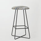 Gray Slate Stone Brick Texture Faux Wall Stool Gallery Image 1