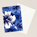 Epic Hibiscus Hawaiian Floral Aloha Shirt Print Stationery Card Gallery Image 2
