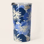 Epic Hibiscus Hawaiian Floral Aloha Shirt Print Travel Mug Gallery Image 3