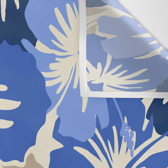 Epic Hibiscus Hawaiian Floral Aloha Shirt Print Wall Tapestry Gallery Image 3