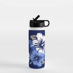 Epic Hibiscus Hawaiian Floral Aloha Shirt Print Water Bottle Gallery Image 1