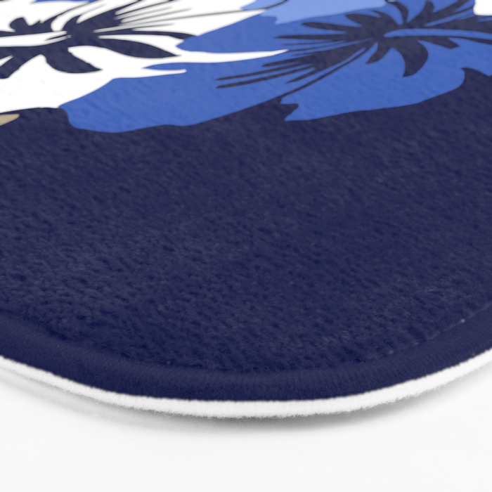 Epic Hibiscus Hawaiian Floral Aloha Shirt Print Bath Mat Gallery Image 3