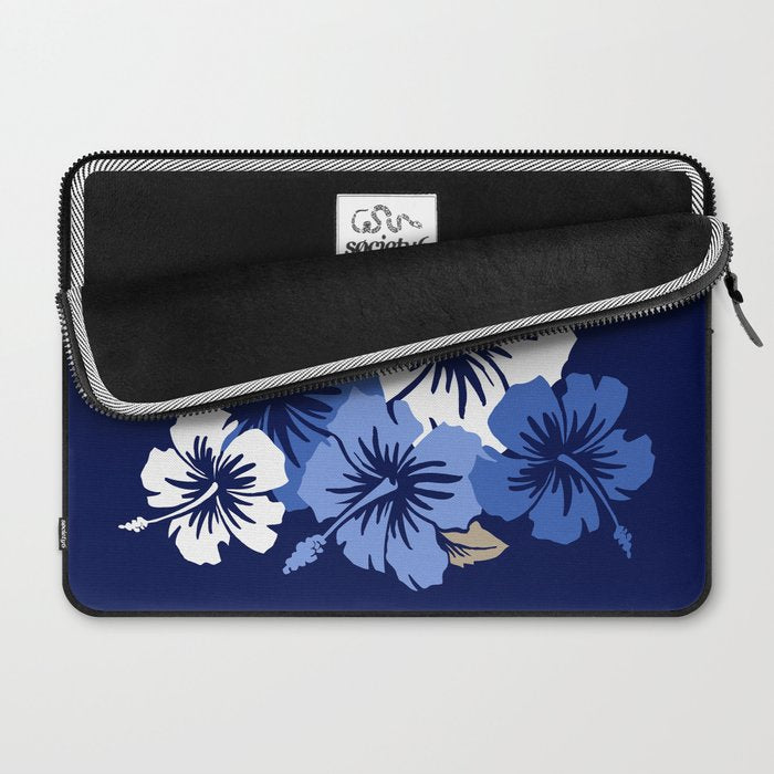 Epic Hibiscus Hawaiian Floral Aloha Shirt Print Laptop Sleeve Gallery Image 2
