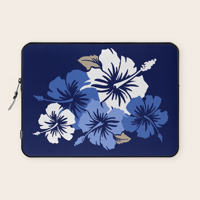 Epic Hibiscus Hawaiian Floral Aloha Shirt Print Laptop Sleeve Gallery Image 1