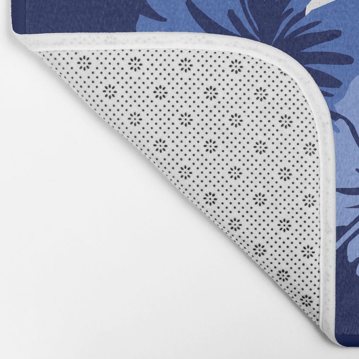 Epic Hibiscus Hawaiian Floral Aloha Shirt Print Bath Mat Gallery Image 2