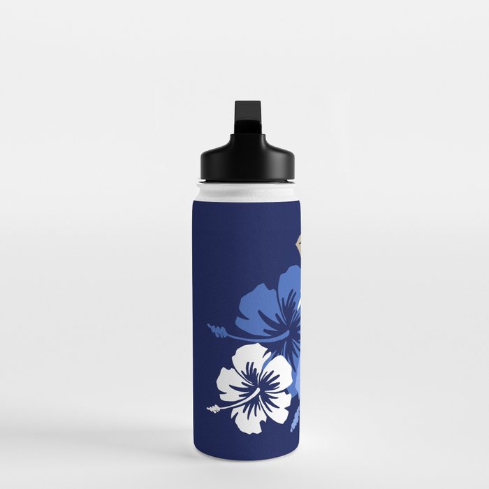 Epic Hibiscus Hawaiian Floral Aloha Shirt Print Water Bottle Gallery Image 3