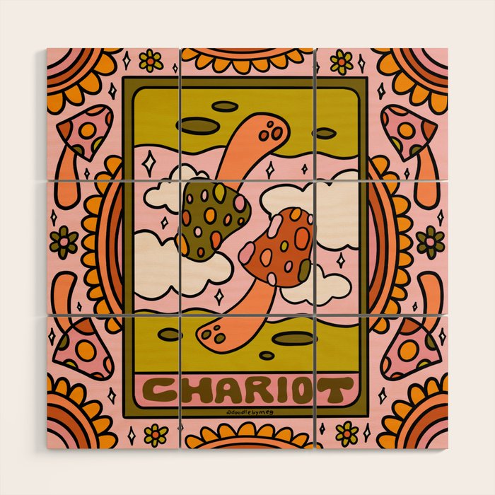 7. Chariot Mushroom Wood Wall Art Gallery Image 1