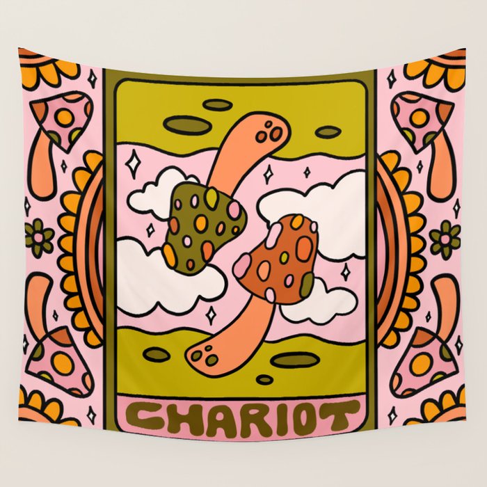 7. Chariot Mushroom Wall Tapestry Gallery Image 1