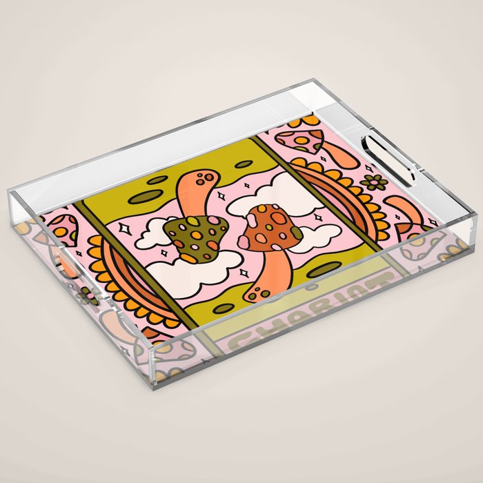 7. Chariot Mushroom Acrylic Tray Gallery Image 1