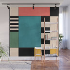 Geometric Abstraction 100 Wall Mural Gallery Image 1