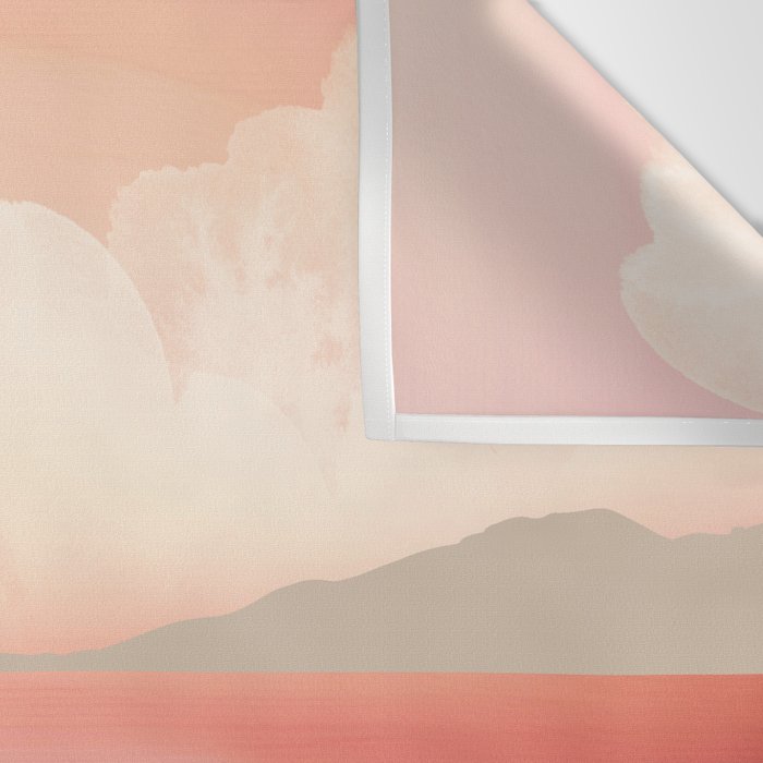 Mint Moon Beach Wall Tapestry Gallery Image 3