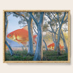 grazing goldfish Serving Tray Gallery Image 1