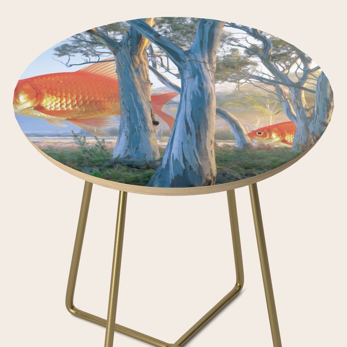 grazing goldfish Side Table Gallery Image 2