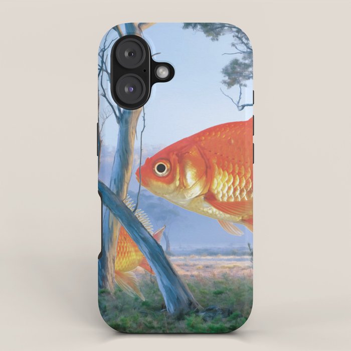 grazing goldfish iPhone Case Gallery Image 1