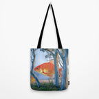 grazing goldfish Tote Bag Gallery Image 2