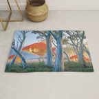 grazing goldfish Rug Gallery Image 1