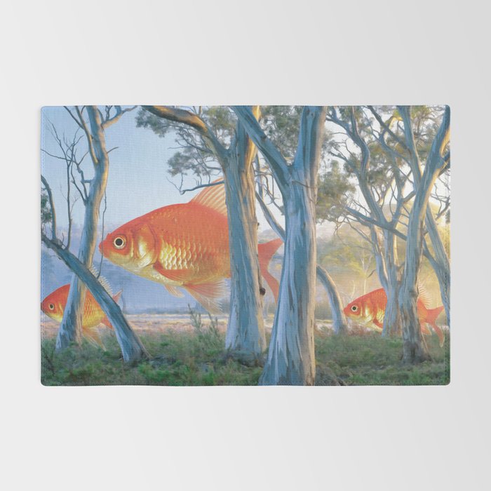 grazing goldfish Rug Gallery Image 2