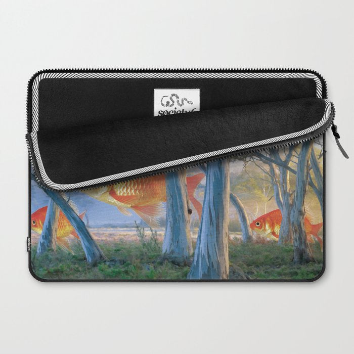 grazing goldfish Laptop Sleeve Gallery Image 2