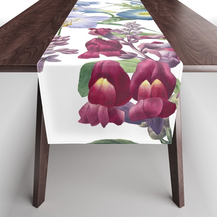 Summer Fruits Botanical Illustration Collage Table Runner Gallery Image 1