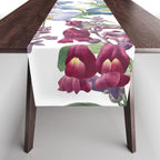 Summer Fruits Botanical Illustration Collage Table Runner Gallery Image 1