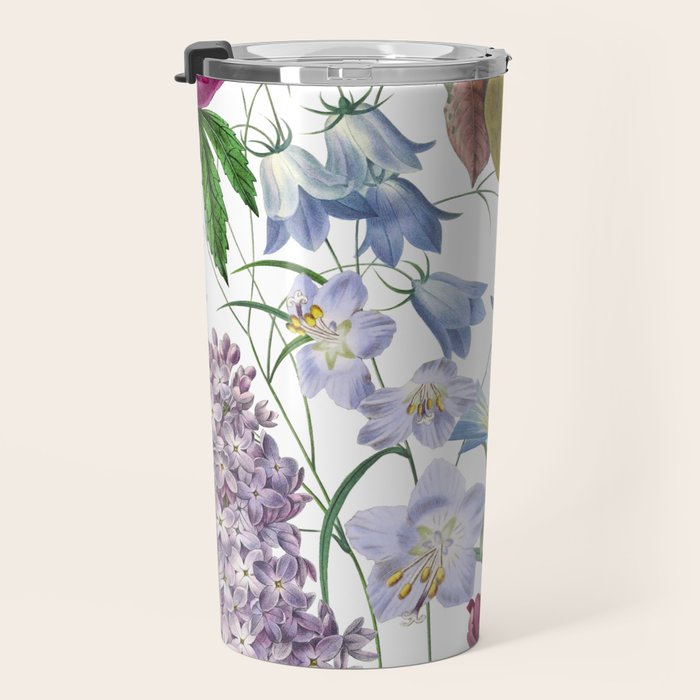 Summer Fruits Botanical Illustration Collage Travel Mug Gallery Image 3