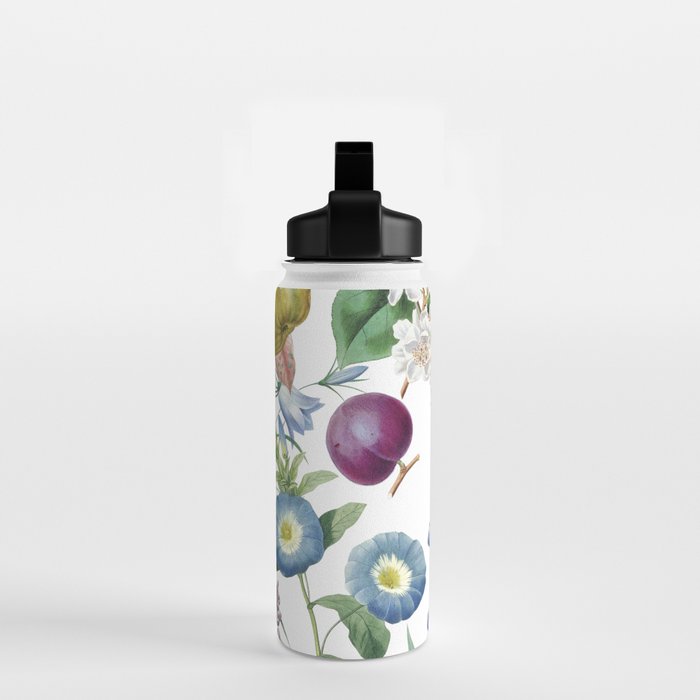 Summer Fruits Botanical Illustration Collage Water Bottle Gallery Image 2