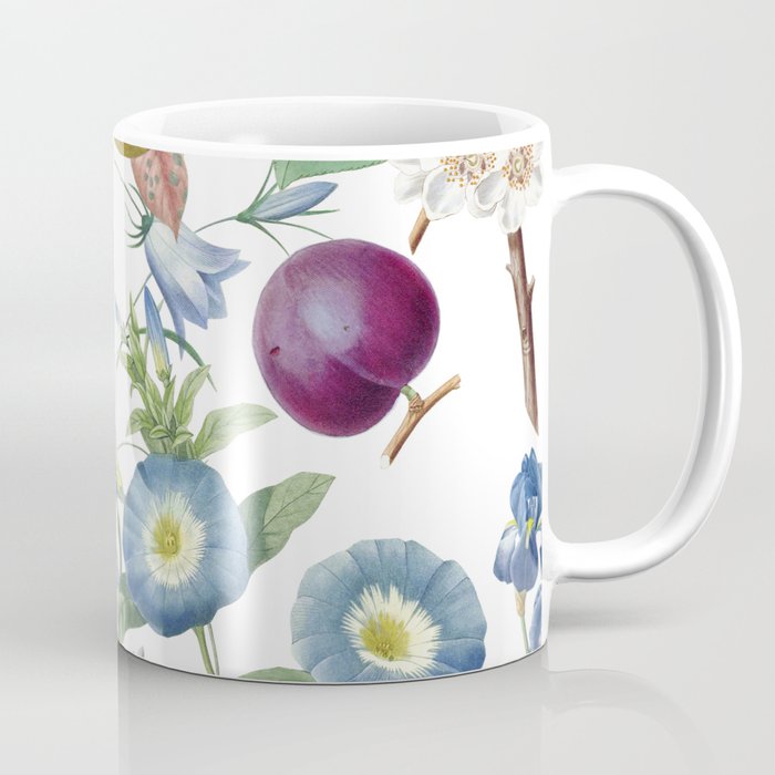 Summer Fruits Botanical Illustration Collage Coffee Mug Gallery Image 1
