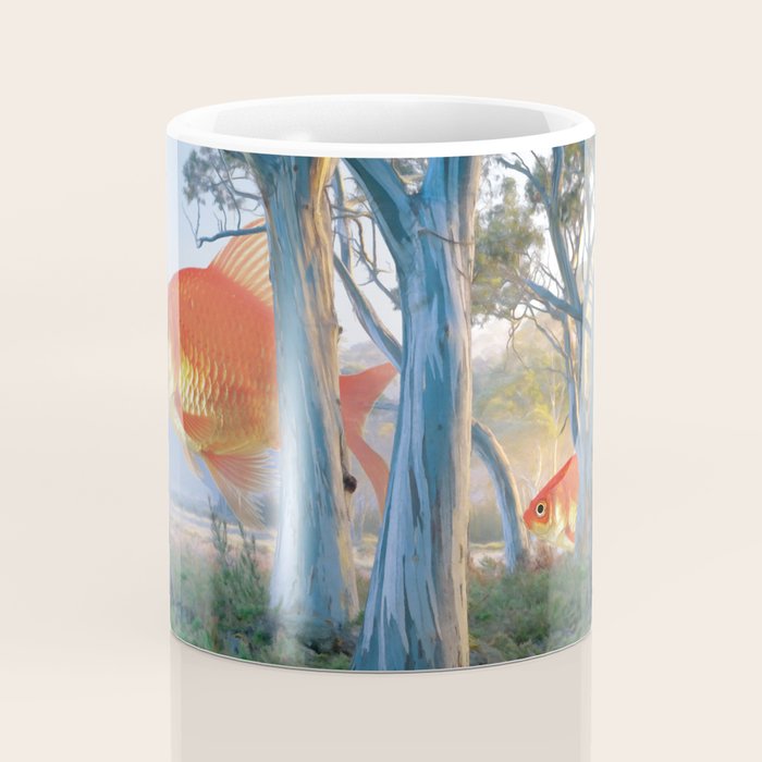 grazing goldfish Coffee Mug Gallery Image 4