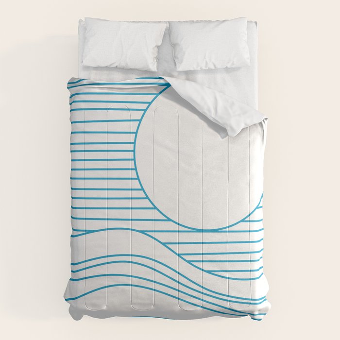 Abstract Landscape 17A Comforter Gallery Image 6