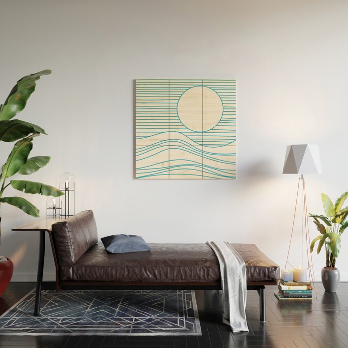 Abstract Landscape 17A Wood Wall Art Gallery Image 2