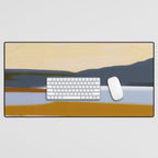 Abstract Silence Triptych Part 2 Desk Mat Gallery Image 1