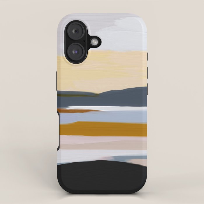 Abstract Silence Triptych Part 2 iPhone Case Gallery Image 1