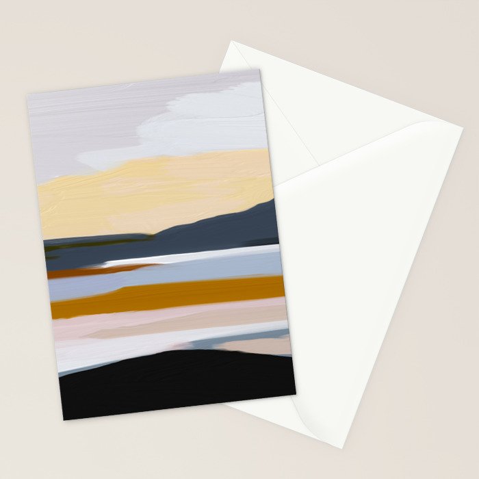 Abstract Silence Triptych Part 2 Stationery Card Gallery Image 2