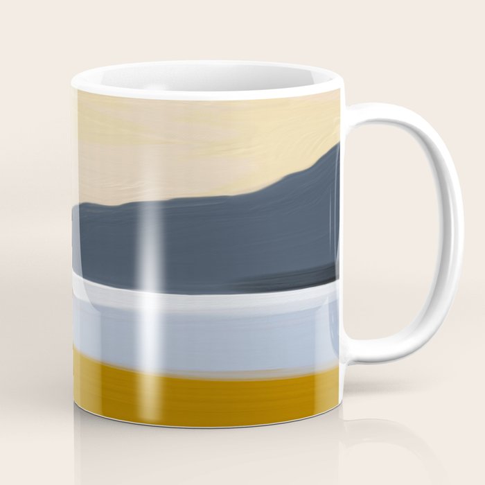 Abstract Silence Triptych Part 2 Coffee Mug Gallery Image 1