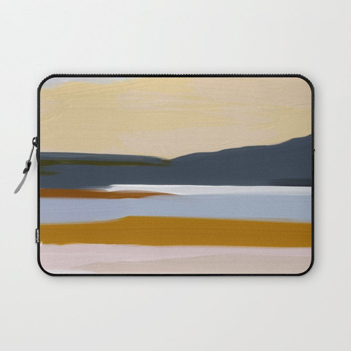 Abstract Silence Triptych Part 2 Laptop Sleeve Gallery Image 1