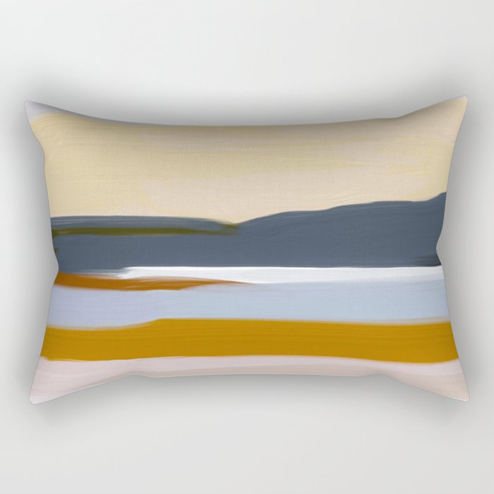 Abstract Silence Triptych Part 2 Rectangular Pillow Gallery Image 2