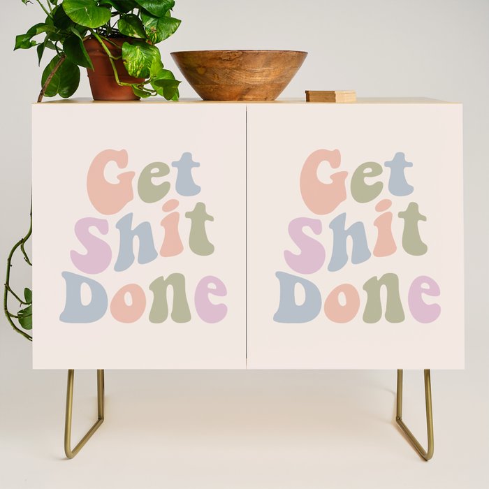 Get Shit Done Credenza Gallery Image 1