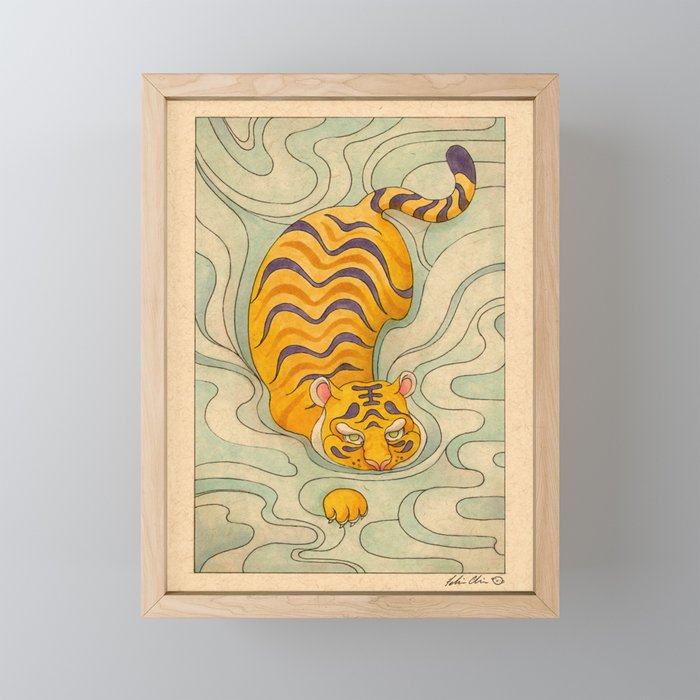 Year of the Water Tiger Mini Art Print Gallery Image 1