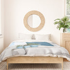 Santorini Oia Blue Door Dream #1 #minimal #wall #decor #art #society6 Duvet Cover Gallery Image 3