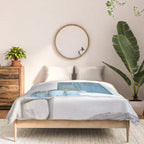 Santorini Oia Blue Door Dream #1 #minimal #wall #decor #art #society6 Comforter Gallery Image 3